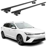Aurilis Dachträger Gepäckträger für MG 5 2020-2025 Alu Schwarz 2 tlg ABE