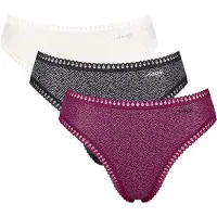 Sloggi "GO Crush" mit Spitzendetails, Multipack, hoher Beinausschnitt