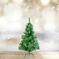 HomeShopXL Künstlicher Weihnachtsbaum - 120 cm - aus PVC - mit Schneeoptik