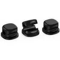 Wigento 6x Selbstklebende Desktop Kabelclips Charging Cable Organizer Zubehör