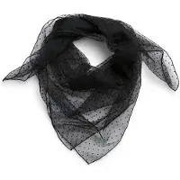 Pieces Pcelvira Vierecks Schal | Schwarz | ONE SIZE