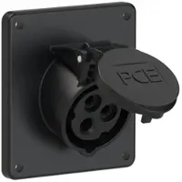 Pce 413-7f9 CEE-Anbausteckdose schräg (92x100mm) 16A 3p 7h IP44/IP54 4137f9