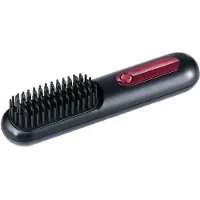 Mexx Kabellose Haarstylingbürste - Glätteisen - Haarglätter - Hair Straightener - USB-C Aufladbar mit Lithium-Ionen-Akku und Keramikbeschichtung - 20 x 4,8 x 4,6 cm - Schwarz