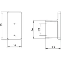 Emco loft Einzelhaken, 057501703, Farbe: Bronze gebürstet