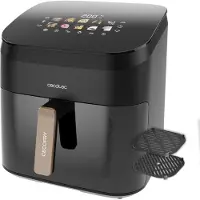 Cecotec Cecofry&Grill Smokin' 8500, Heißluftfritteuse, 8,5 l, 40 °C, 200 °C, Einzelbild, Schwarz, Braun