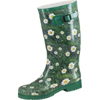 Bockstiegel Damen Regenstiefel Wiebke grün/multi Gr. 36
