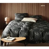 Elegante Mako-Satin Bettwäsche Velo - 155x220 cm + 80x80 cmanthra