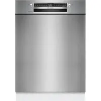 Bosch Serie 4 SMU4EUS00D, Unterbau, Standardgröße (60 cm), Gebürsteter Stahl, Schwarz, Edelstahl, Tasten, 1,75 m