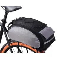 Merkloos Fahrradtasche - Satteltasche - Hintertasche 13L - Schwarz
