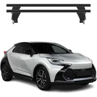 Menabo Dachträger Grundträger für Toyota C-HR mk2 2023-2025 Alu Schwarz 2tlg