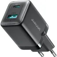 JOYROOM JR-TG8 GaN 45W Ladegerät - USB-C & USB-A, Schwarz KP41373