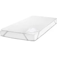 Setex wasserdichter Molton Matratzenschutz Fixspann 200 x 200 cm, Matratzenschoner aus 100% Baumwolle in weiß