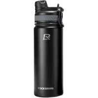RockBros 35210029001 Fahrrad-Thermoflasche für Getränke 530 ml – Schwarz
