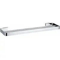 BRILLANTBAD BOLO Doppelhandtuchhalter Messing Chrom poliert 600x25x130 mm für Bad & WC >> zum Bohren