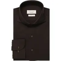 Profuomo Japanese Knitted Hemd Braun - 38