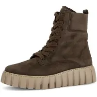 Gabor Damen Schnürboots Braun Rauleder Größe: 36