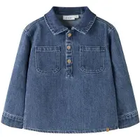 Lil´ Atelier Overshirt in Dark Blue Denim1 | Gr.: 110