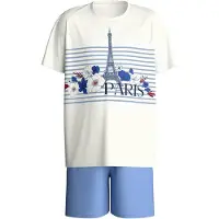 Calida Pyjama in star white | Gr.: 128/134
