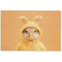 MuchoWow FUSSMATTE Osterhase - Kostüm - Ente Schmutzmatte 60x40 cm