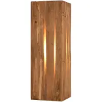 TRIO Wandleuchte aus Holz Karuni