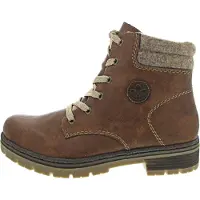 Rieker Winterboots Winterstiefelette, Blockabsatz, in trendiger Used-Optik