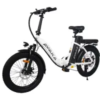 Shengmilo BZ20PLUS klappbares All‑Terrain‑Elektrofahrrad für Erwachsene mit Speichenrädern, 48 V 18,2 Ah, max. Tragfähigkeit 120 kg, weiß