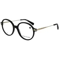 Longchamp Damen LO2736 001 Rahmen von BRILLEN Acetat Schwarz Rund Normal Normal