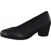Jana Softline Weite H Damen Pumps in Schwarz, Größe 37
