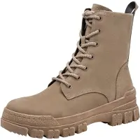 Tamaris Da.-Stiefel Glattleder Taupe