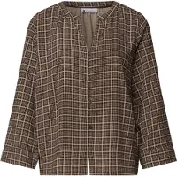 Street One Druckbluse 3/4-Tunika-Bluse mit Splitneck und Allover-Print