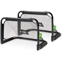 Merkloos Pico Stahl Fußballtore - Set von 2, Faltbar und Leichtgewicht