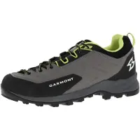 Garmont Oron leichte und atmungsaktive Herren Zustiegsschuhe mit extrem griffiger Laufsohle Skyline Grey/Sheen Yellow UK 10