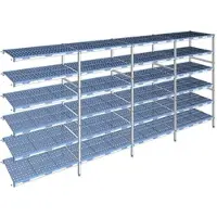 Tournus Ausstattung Regal mit verstellbaren Regalböden 6 Ebenen 205 x 467,1 x 56 cm - PCR4671