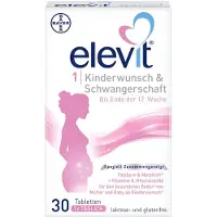Bayer vital gmbh elevit 1 Kinderwunsch & Schwangerschaft Tabletten, 30 St. Tabletten