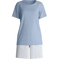 Calida Shorty "Striped Dreams" 2 weich, Pure Cotton, Kurzarm, Rundhals, Interlock-Qualität