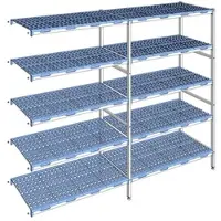 Tournus Ausstattung Regal mit herausnehmbaren Regalböden 5 Ebenen 205 x 259,3 x 56 cm - PCQ2593