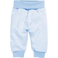 Playshoes Unisex Kinder Baby-Pumphose Sweat-Hose Jogginghose, Blau Ringel, 74