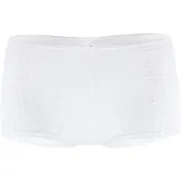 Calida Panty "Etude Toujours", Damen, Gr. M (44/46), Jersey, weiß, Jersey, Obermaterial: 95% Baumwolle, 5% Elasthan, unifarben, normal, Unterhosen Panty, mit Dresdner Spitze an der Vorderseite