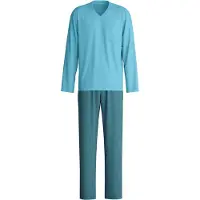 Calida Schlafanzug "Relax Streamline 1" 2 tlg. mit praktischem V-Ausschnitt