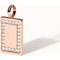Purelei Glimmer Charm Rosegold Größe: OS | Halsketten Outlet | Damen | Rosa
