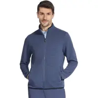 SKECHERS Ottoman Kapuzenlose Hoodie-Jacke - Blau Größe L