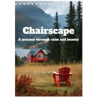 CALVENDO Chairscape (Schreibtischkalender 2027, DIN A5, Hochformat), 12-monatiger Schreibtischkalender
