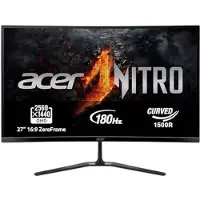Acer ED0 ED270U S3, 68,6 cm (27"), 2560 x 1440 Pixel, Wide Quad HD, LED, 1 ms, Schwarz