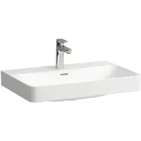Laufen PRO X Aufsatz-Waschtisch, 1 Hahnloch, ohne Überlauf, 700x465mm, H816865A001561, Farbe: Weiß mit LCC Active