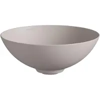 Laufen CHARACTERS Waschtisch-Schale, rund, ohne Hahnloch, ohne Überlauf, 300x300x118mm, H512CA17081121, Farbe: Oyster matt