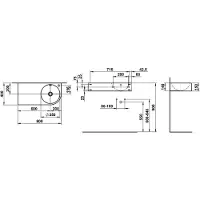 Laufen H515Fm33991041 Wt Form 800X400X150