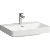 Laufen PRO X Waschtisch, 1 Hahnloch, mit Überlauf, 650x465mm, H8108647571041, Farbe: Weiß matt