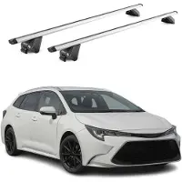 Aurilis Dachträger Grundtäger für Suzuki Swace 2020-2025 100kg Alu Silber 2 tlg ABE