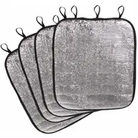 BigDean 4x Thermo Sitzkissen 35 x 40 cm Outdoor Event Alu Kissen Faltbar