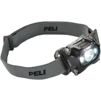 Peli 2760 Headlight pandelygte sort Headlight LED, leveres med 3 stk AAA batterier. Pandelygten vejer bare 60 gram
